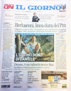 Il giorno Prima pagina