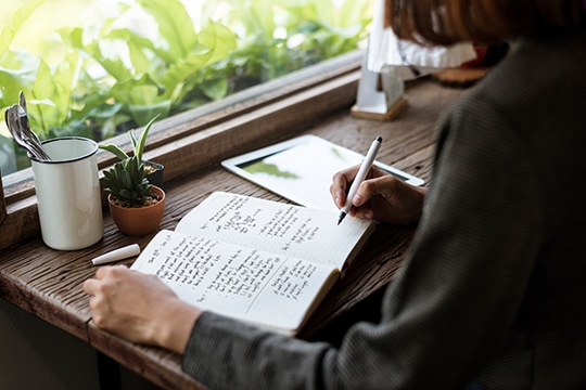 scrittura di un diario