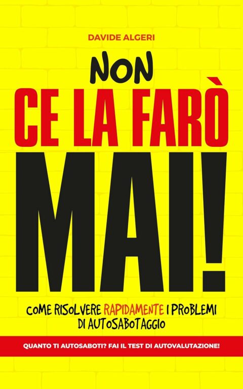 Copertina del libro Non ce la farò mai di Davide Algeri