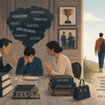 famiglia borghese ansiosa
